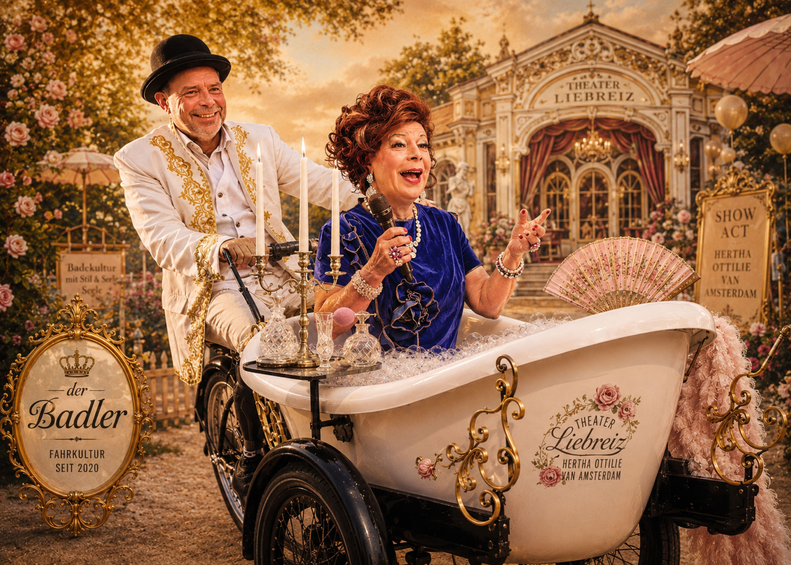 Theater Liebreiz aus Lübeck, Show und Walking Acts